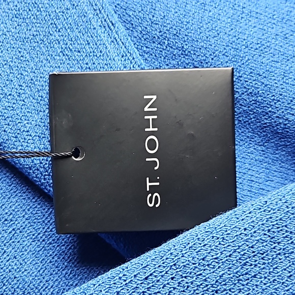 ST. JOHN COLLECTION 2pc pant suit royal blue - Picture 6 of 6